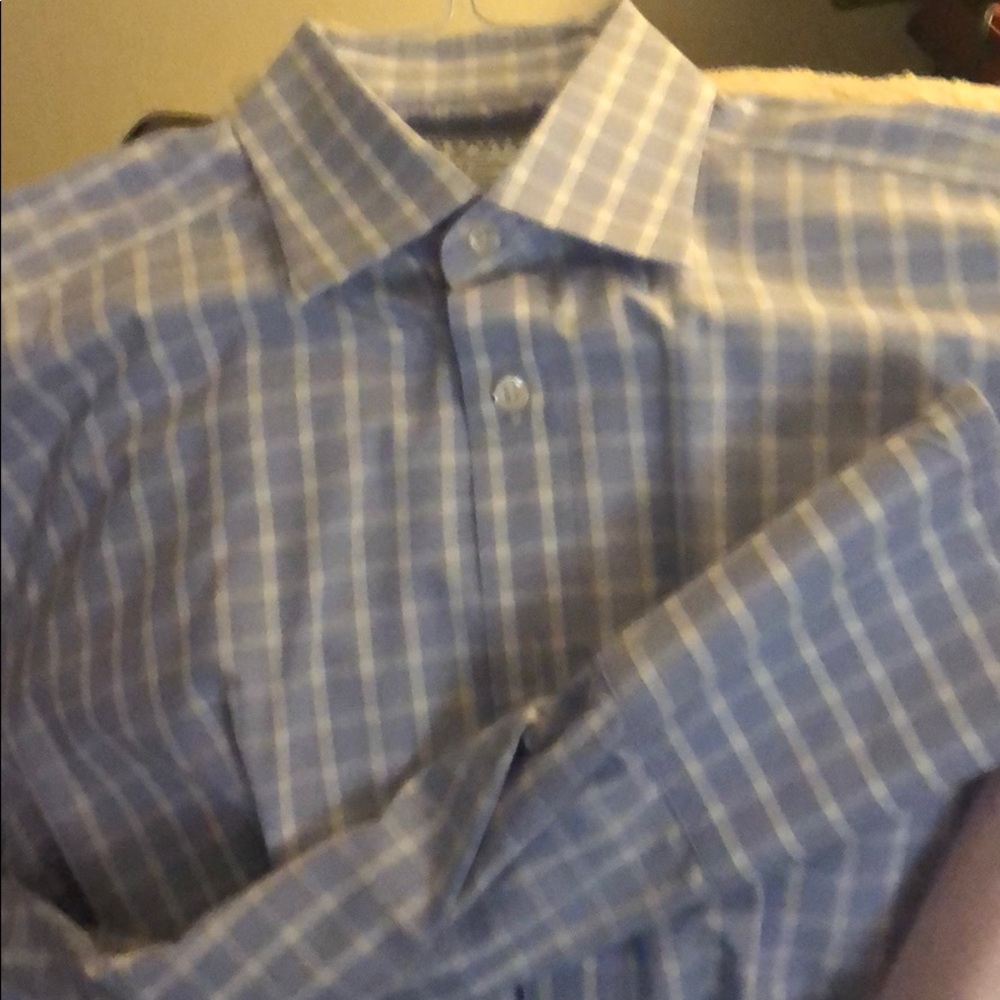 3 Assorted French Cuff Dress Shirts (3 Brands)